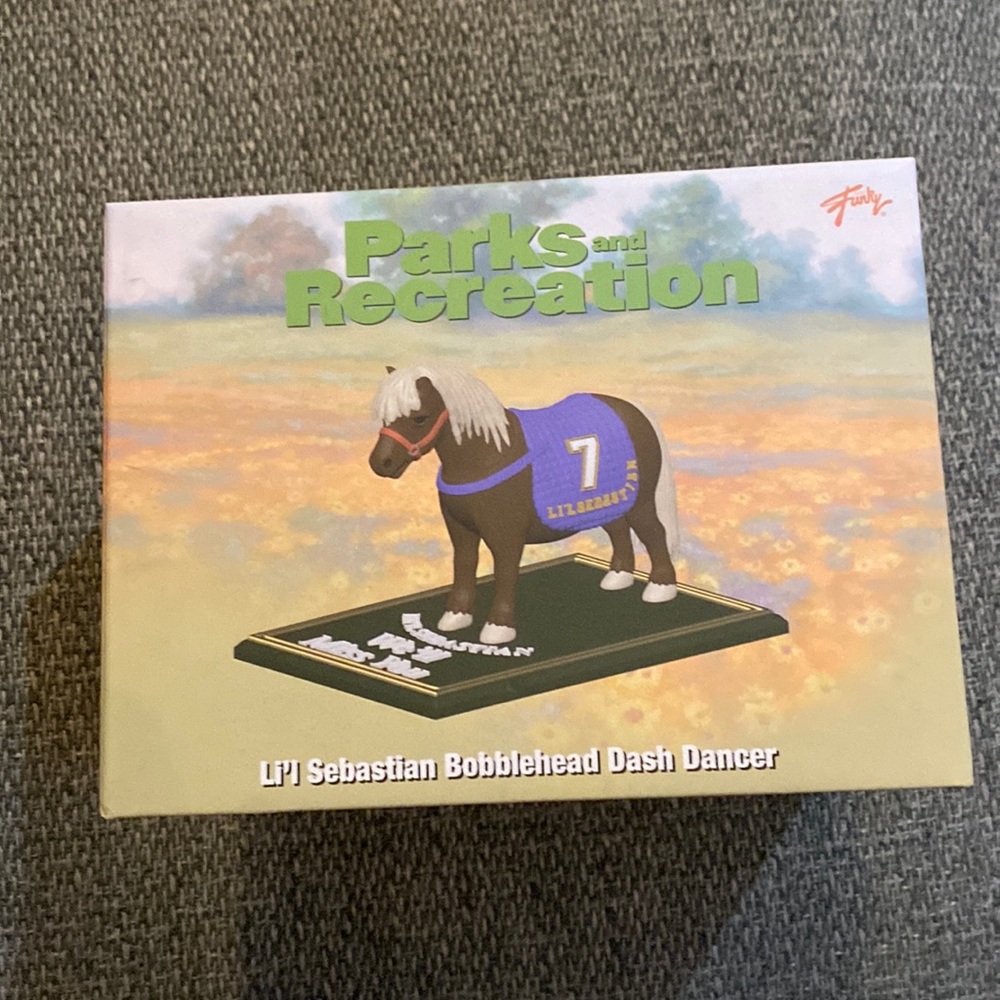 Parks and recreation li’l Sebastian bobble head dash dancer